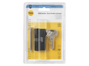 Yale 500 cylindre profile 60mm mat noir