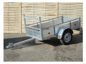 Aanhangwagen 200x100 cm aluminium 1-assig