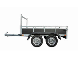 Aanhangwagen 225x132 cm dubbele as