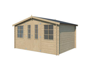 Gardenas Alberta houten tuinhuis 385x295x213 cm blokhut