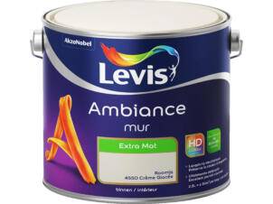 Levis Ambiance peinture murale extra mat 2,5l crème glacée