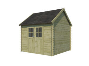 Woodlands Birmingham S abri de jardin en bois 295x295x318 cm chalet imprégné