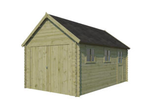 Woodlands Birmingham garage 535x320x328 cm hout geïmpregneerd