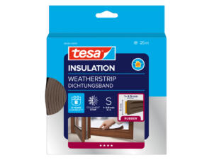 Tesa Bourrelet E 25m 0,9cm brun