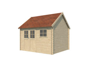 Woodlands Bristol L houten tuinhuis 355x320x328 cm blokhut