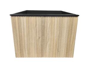 Aquatrends Brunella wastafelkast 80cm 2 lades licht eik