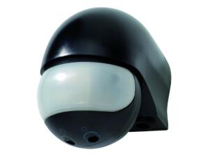Capteur de mouvement apparent 180° noir
