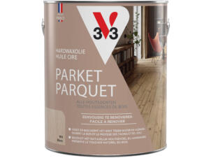 V33 Deco hardwaxolie parket mat 2,5l wit