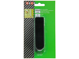 Mack Deurstop 100x25 mm zwart