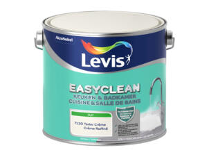 Levis EasyClean keuken- en badkamerverf mat 2,5l teder crème