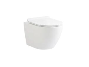 Eco Rimless ophang-WC glanzend wit