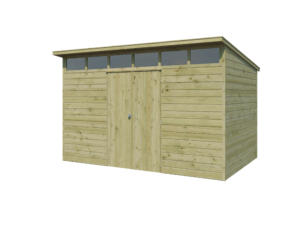 Gardenas Edge XL tuinhuis 360x240x238 cm hout geïmpregneerd