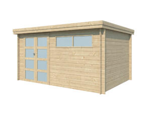 Gardenas Ervik III houten tuinhuis 415x295x219 cm blokhut
