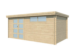 Gardenas Ervik IV abri de jardin en bois 505x295x219 cm chalet
