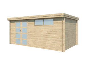 Gardenas Ervik IV abri de jardin en bois 505x295x219 cm chalet