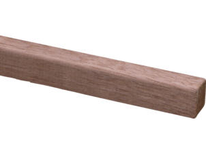Glaslat 19x16 mm 270cm hardhout rood