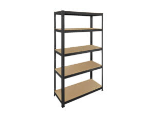 Practo Home Heavy Duty étagère 180x90x45 cm métal/bois noir