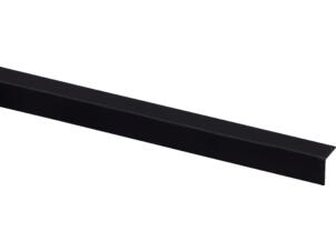 Hoekprofiel 15x15 mm 260cm zwart