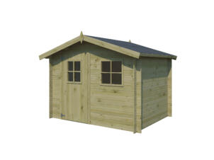 Gardenas Innsbruck XL houten tuinhuis 265x205x203 cm blokhut geïmpregneerd
