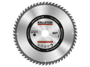 Kreator KRT020428 cirkelzaagblad 254mm 60T hout