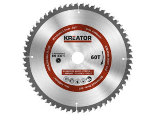 Kreator KRT020504 universeel cirkelzaagblad 210mm 60T