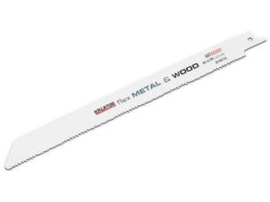 Kreator KRT033001 lame de scie sabre BIM 225mm bois/métal 2 pièces