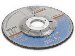 Kreator KRT070110 disque à tronçonner 115x3x22 mm métal 4+2 pièces