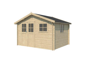 Gardenas Kopenhagen houten tuinhuis 355x295x248 cm blokhut