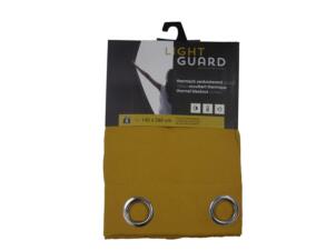 Light Guard Light Guard rideau thermique occultant 140x280 cm œillet honey gold