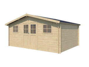 Gardenas Livigno XL abri de jardin en bois 505x385x248 cm chalet protection anticondensation