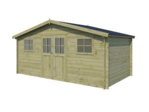 Gardenas Livigno abri de jardin en bois 505x295x248 cm chalet imprégné protection anticondensation