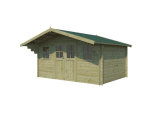Gardenas Matterhorn houten tuinhuis 415x320x248 cm blokhut geïmpregneerd