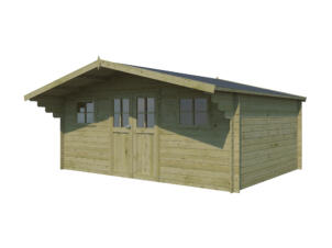 Gardenas Mont Blanc XL houten tuinhuis 505x385x248 cm blokhut geïmpregneerd