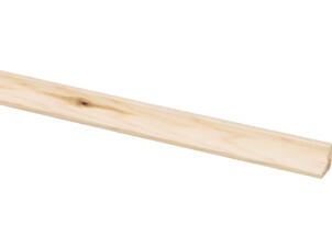 Moulure creuse 13x13 mm 270cm pin