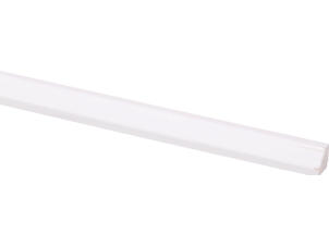 Moulure d’angle intérieur 11x11 mm 270 cm pin blanc prépeint