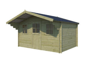 Gardenas Munchen XL abri de jardin en bois 385x295x248 cm chalet imprégné protection anticondensation