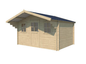 Gardenas Munchen XL houten tuinhuis 385x295x248 cm blokhut anticondensbescherming