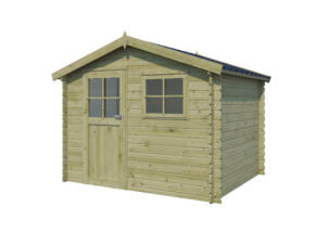 Gardenas Napels L abri de jardin en bois 295x248x235 cm chalet imprégné protection anticondensation