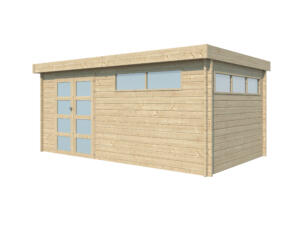 Woodlands Ottawa IV houten tuinhuis 505x295x230 cm blokhut dakisolatie