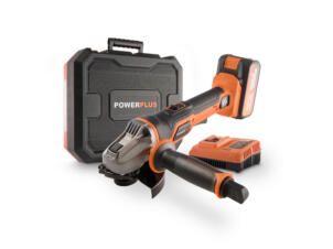 Powerplus Dual Power POWDP35150 accu haakse slijper 20V Li-Ion 115mm + accu en lader