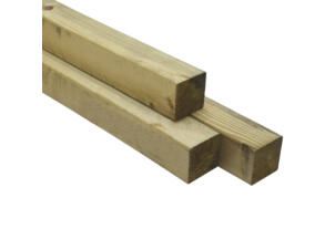 Cartri Paal 300x8,8 cm vierkant geschaafd