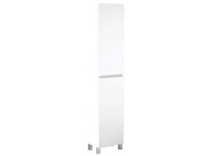 Aquatrends Palm meuble colonne 35cm 2 portes blanc mat