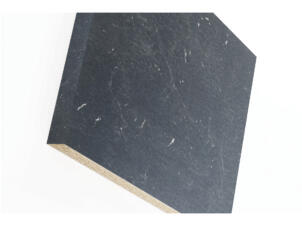 Plan de travail droit 305x64x4 cm black marble