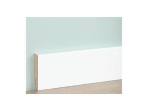 Plinthe 18x75 mm 240cm MDF blanc brillant