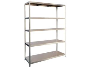 Practo Home Power Heavy Duty étagère 5 planches 180x160x60 cm métal/bois