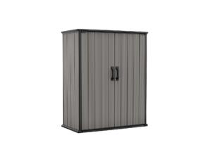 Keter Premier Tall tuinkast 139,5x77x170,4 cm grijs