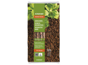 Agrofino Premium Decor écorces décoratives 10-20 mm 60l pinus maritima