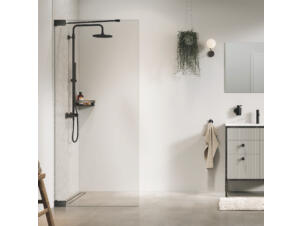 Sealskin Pure A3 douche à l'italienne 90x200 cm verre clair gunmetal