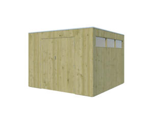 Woodlands QBV M houten tuinhuis 298x298x220 cm hout geïmpregneerd