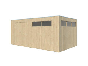 Woodlands QBV XL abri de jardin en bois 500x298x220 cm chalet